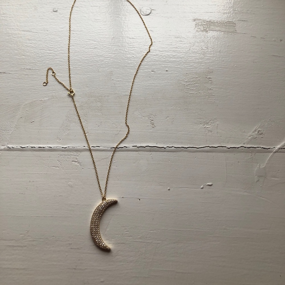 South moon under half moon necklace